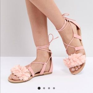 ASOS Coral Pink Sandals